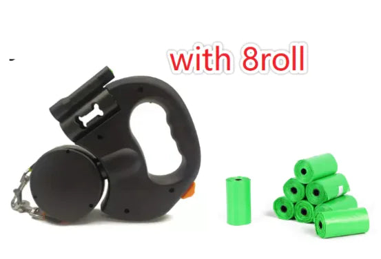 Retractable Dog Leash with Light